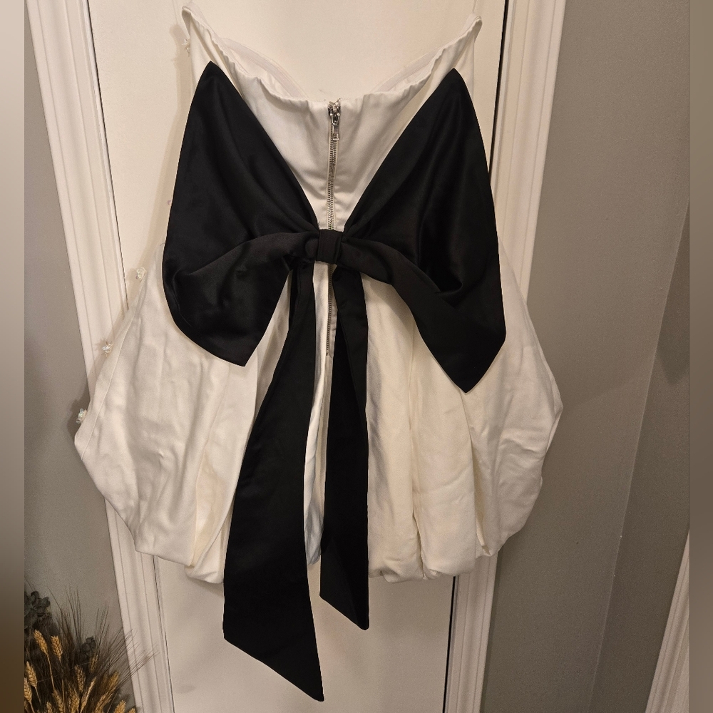 Fashion Nova Luxe Hollie Embellished Mini Dress Size Med White - Picture 9 of 14